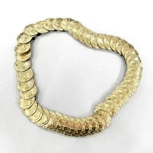 Vintage | Accessories | 0s Vintage Gold Sand Dollar 